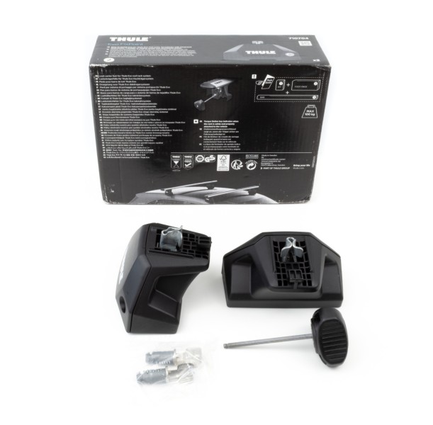 Pies Thule Evo Fixpoint 710704 para Portaequipajes Coche - Alta calidad Accesorios para vehículos Disponible ahora con envío rápido a todo el mundo