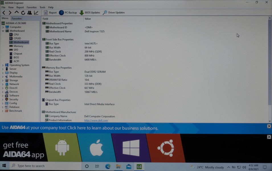 Scheda Madre Dell Inspiron 1525 Originale Testata - Alta qualità Schede Madri Disponibile ora con spedizione veloce in tutto il mondo