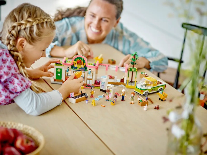 Set LEGO Friends 41729 Negozio Alimentari Bio Bambini - Alta qualità Set di Costruzioni Disponibile ora con spedizione veloce in tutto il mondo