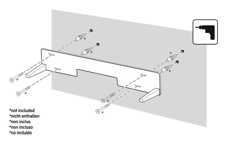 Supporto Parete Sennheiser AMBEO Max SB01 Soundbar - Alta qualità Supporti da Parete Disponibile ora con spedizione veloce in tutto il mondo