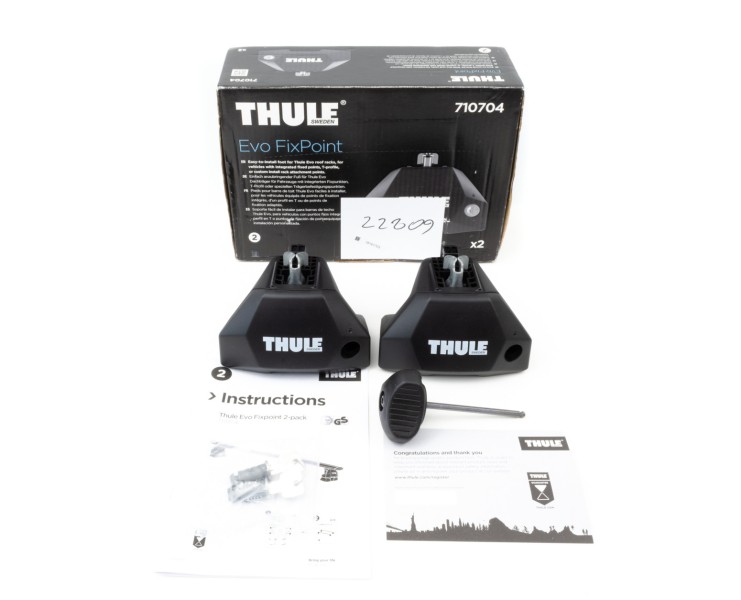 Thule Evo Fixpoint Feet for Roof Racks Pack of 2 710704 - High-quality Roof Rack Accessories Available now with fast shipping worldwide