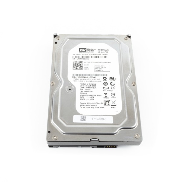 WD Caviar SE 250GB 3.5-inch SATA Hard Disk Drive - High-quality Internal Hard Drives Available now with fast shipping worldwide