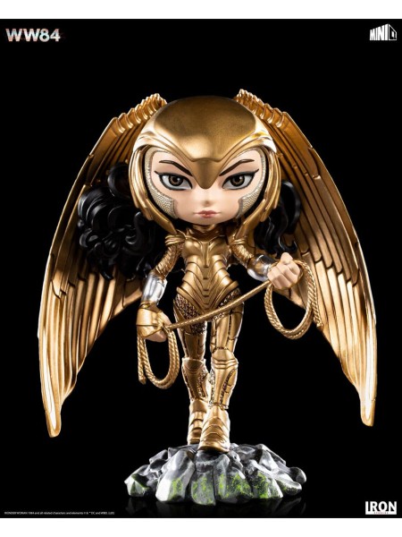 Wonder Woman 1984 Golden Armor Statue MiniCo Figure - High-quality Action Figures Available now with fast shipping worldwide